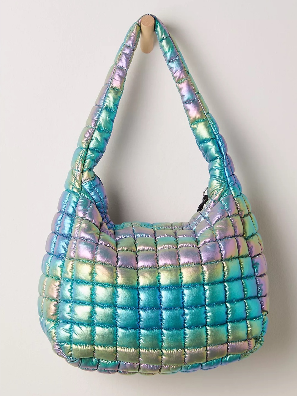 Free People | FP Movement Limited Edition Iridescent Quilted Carryall Bag Nebula